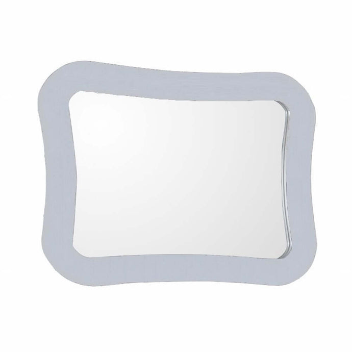 Framed mirror-manufactured wood-white - 9903-M-WH
