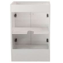 Load image into Gallery viewer, 23 in. Single Sink Foldable Vanity Cabinet, White Finish - F23A-BL-CAB