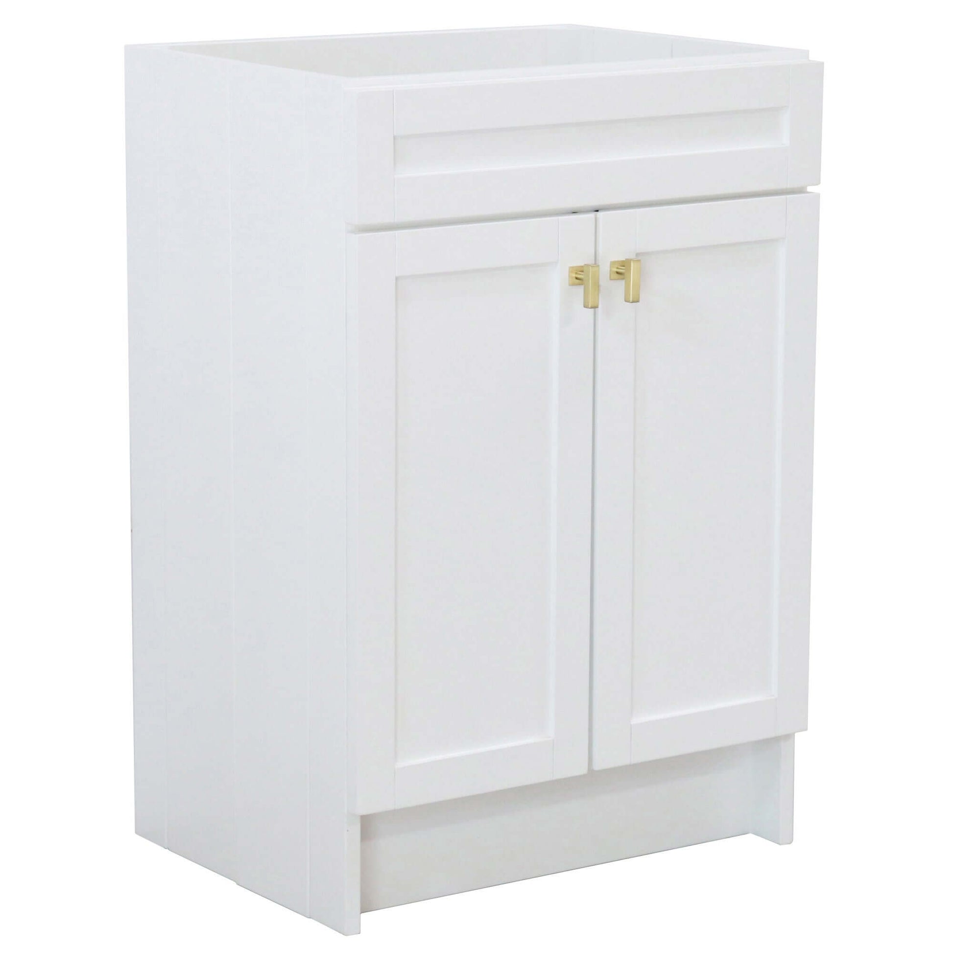 23 in. Single Sink Foldable Vanity Cabinet, White Finish - F23A-GD-CAB