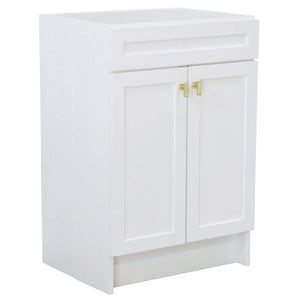 23 in. Single Sink Foldable Vanity Cabinet, White Finish - F23A-GD-CAB