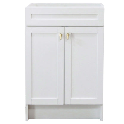 23 in. Single Sink Foldable Vanity Cabinet, White Finish - F23A-GD-CAB