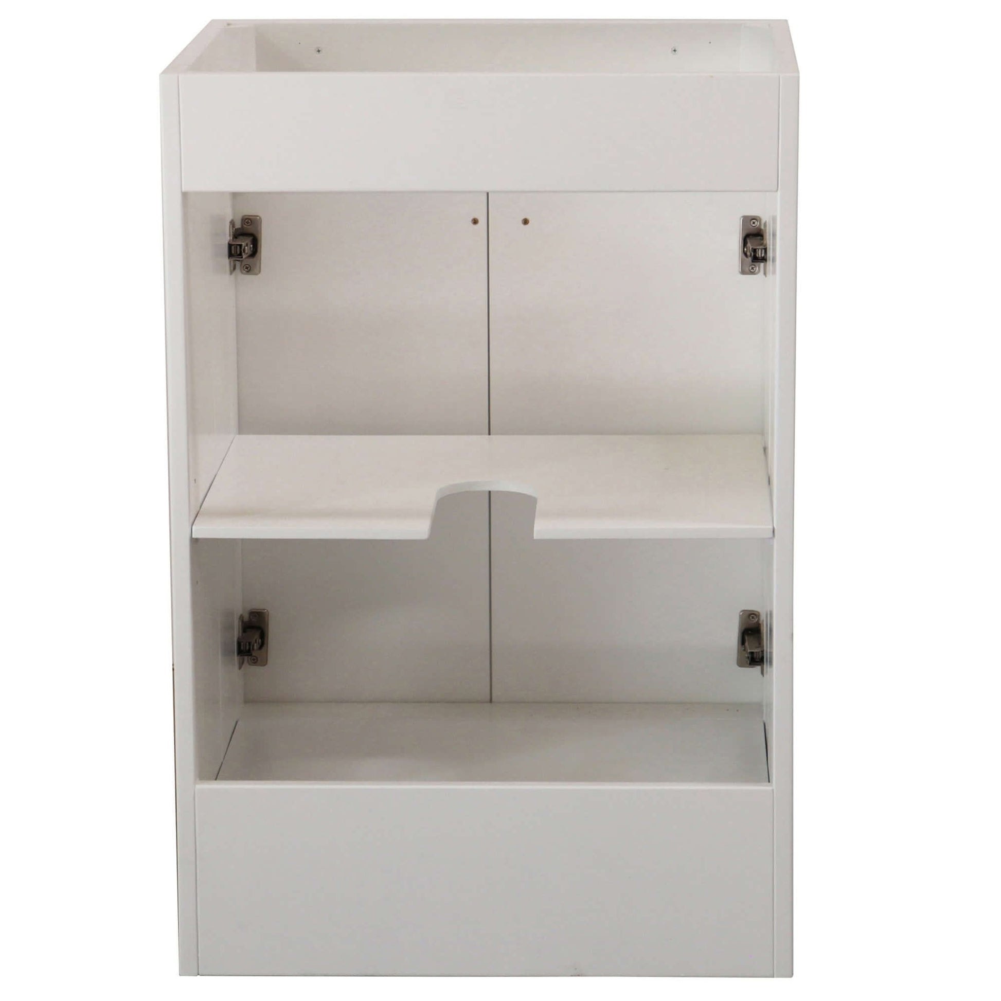 23 in. Single Sink Foldable Vanity Cabinet, White Finish - F23A-GD-CAB