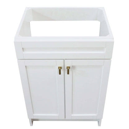 23 in. Single Sink Foldable Vanity Cabinet, White Finish - F23A-GD-CAB