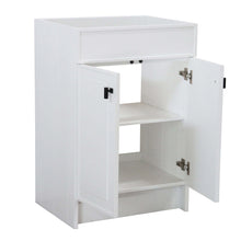 Load image into Gallery viewer, 23 in. Single Sink Foldable Vanity Cabinet, White Finish - F23B-BL-CAB