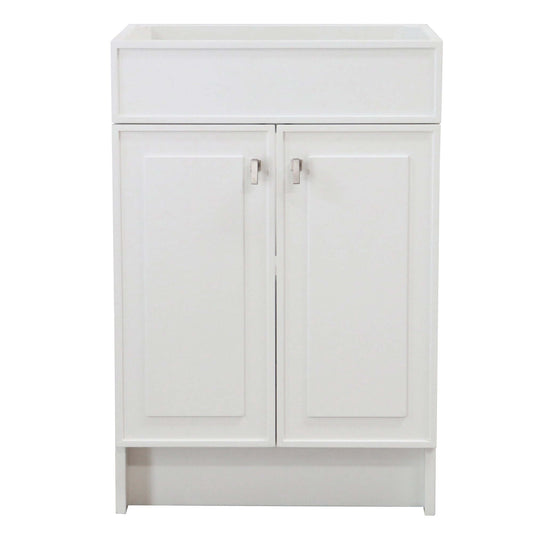 23 in. Single Sink Foldable Vanity Cabinet, White Finish - F23B-BN-CAB