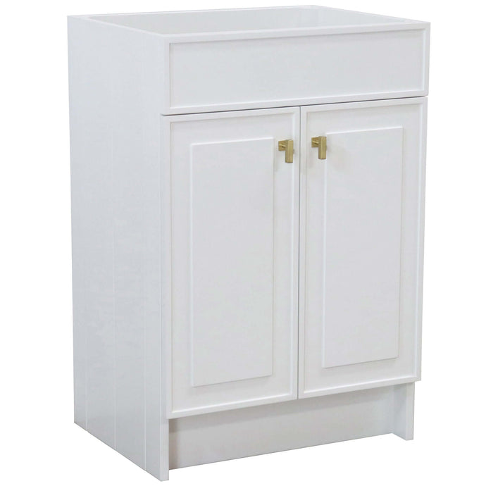 23 in. Single Sink Foldable Vanity Cabinet, White Finish - F23B-GD-CAB