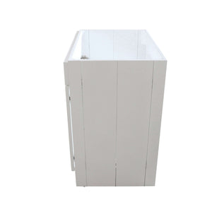 30 in. Single Sink Foldable Vanity Cabinet, White Finish - F30A-BL-CAB