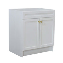 Load image into Gallery viewer, 30 in. Single Sink Foldable Vanity Cabinet, White Finish - F30A-GD-CAB