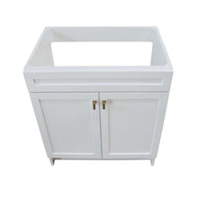 Load image into Gallery viewer, 30 in. Single Sink Foldable Vanity Cabinet, White Finish - F30A-GD-CAB