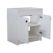 Load image into Gallery viewer, 30 in. Single Sink Foldable Vanity Cabinet, White Finish - F30B-BL-CAB