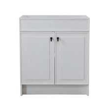 Load image into Gallery viewer, 30 in. Single Sink Foldable Vanity Cabinet, White Finish - F30B-BL-CAB