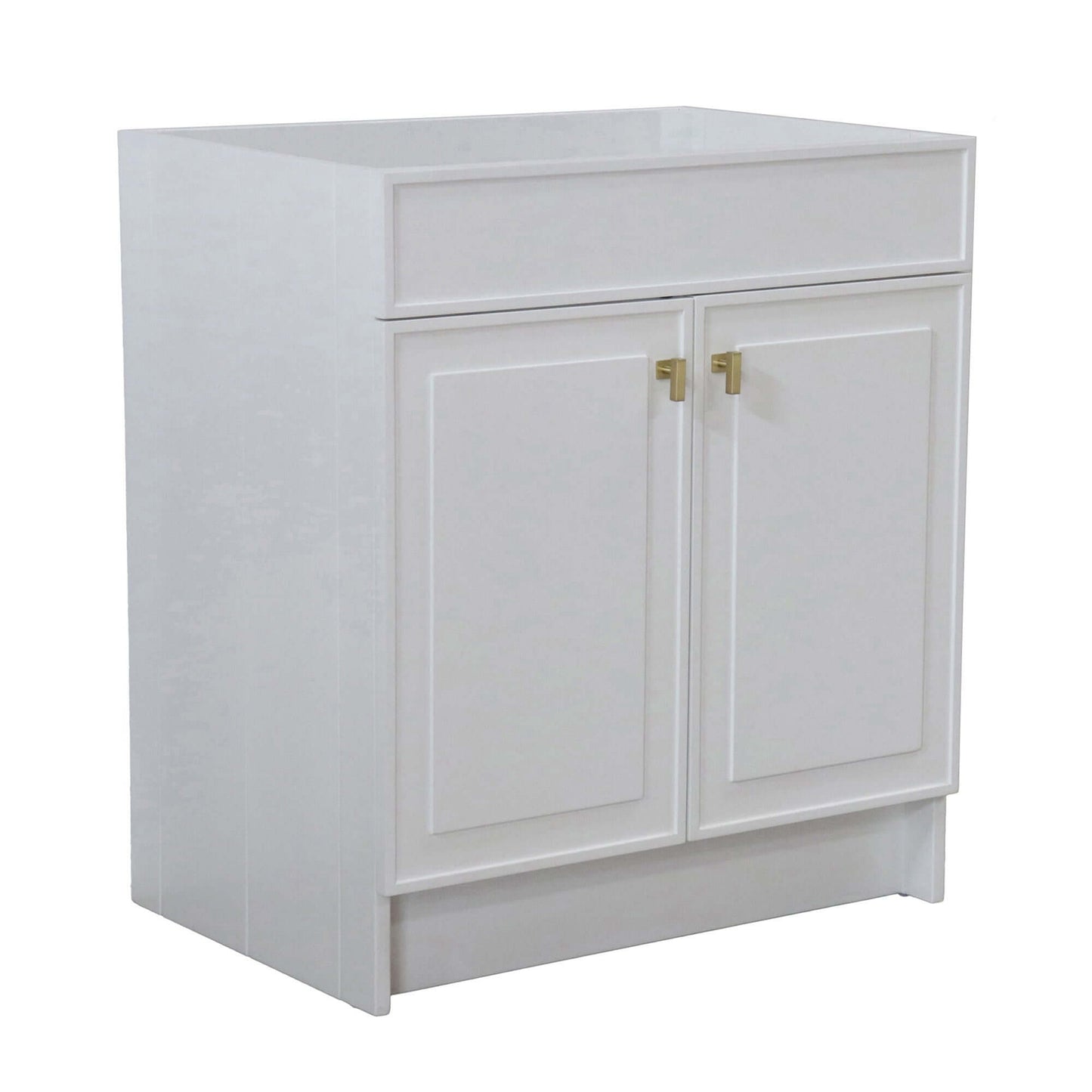 30 in. Single Sink Foldable Vanity Cabinet, White Finish - F30B-GD-CAB