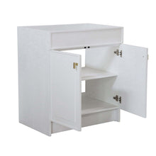 Load image into Gallery viewer, 30 in. Single Sink Foldable Vanity Cabinet, White Finish - F30B-GD-CAB