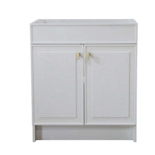 Load image into Gallery viewer, 30 in. Single Sink Foldable Vanity Cabinet, White Finish - F30B-GD-CAB
