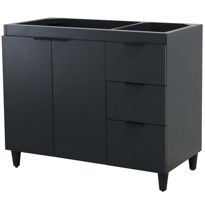 38.5 in. Single Sink Vanity in Dark Gray - Cabinet Only - G3918-DG-CAB