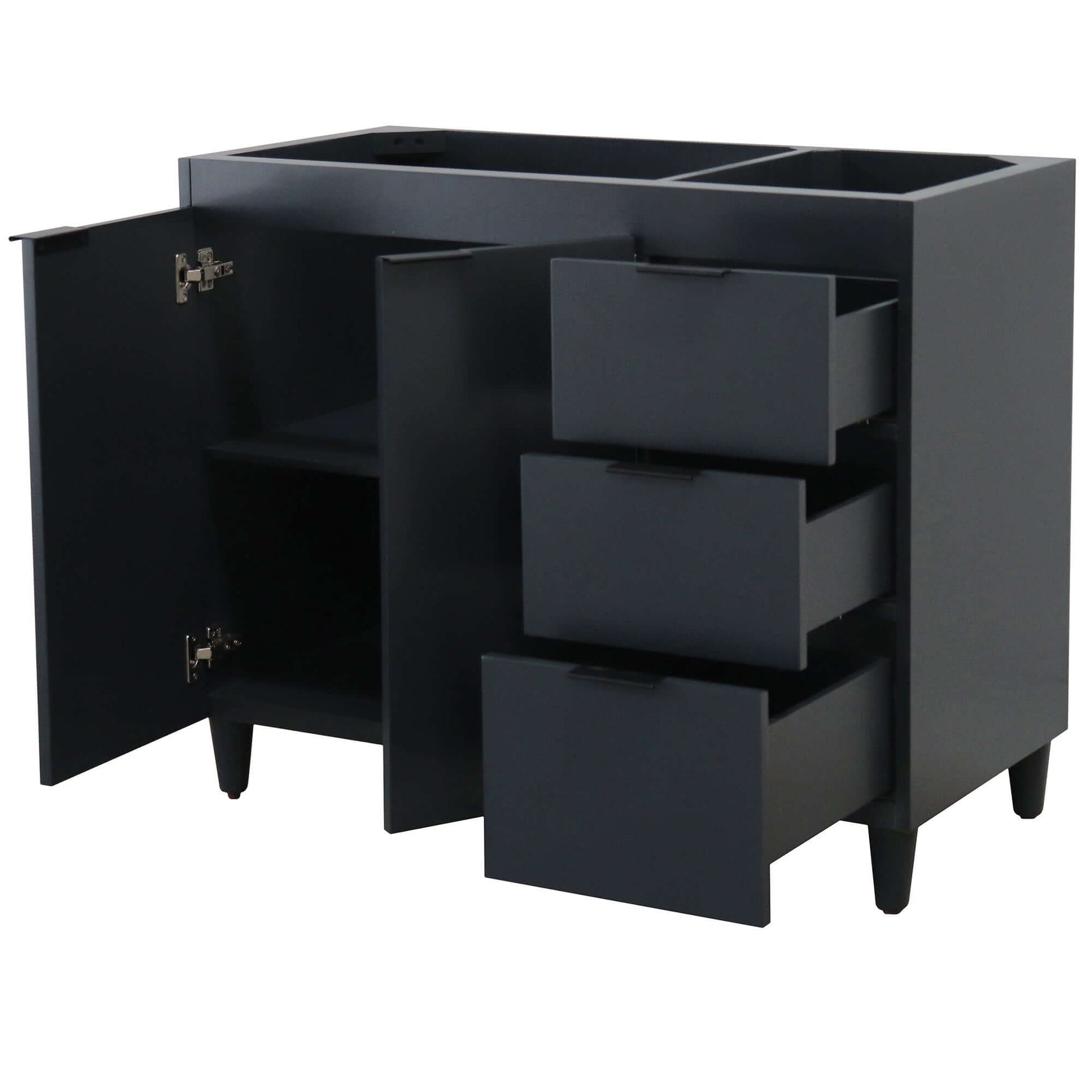 38.5 in. Single Sink Vanity in Dark Gray - Cabinet Only - G3918-DG-CAB