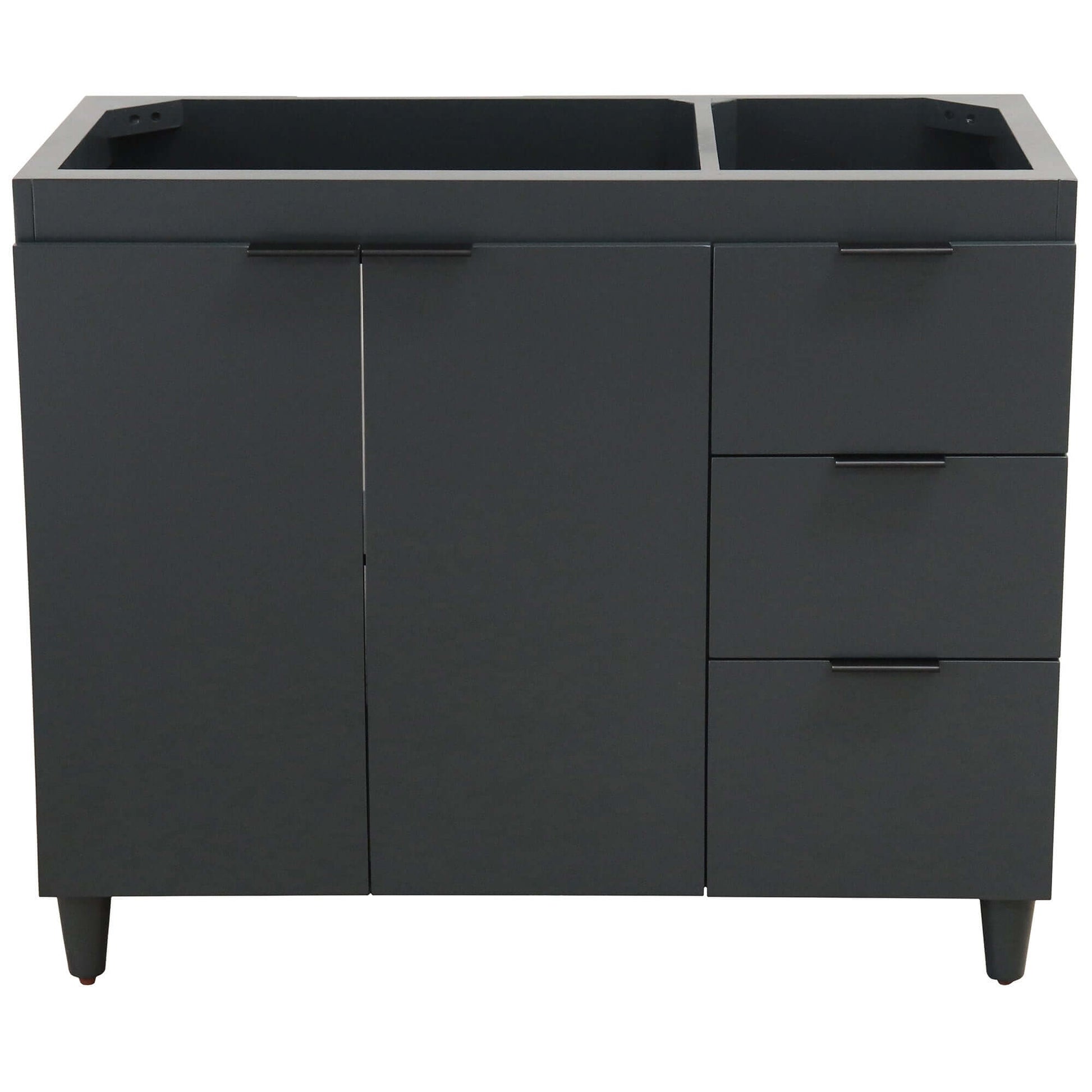 38.5 in. Single Sink Vanity in Dark Gray - Cabinet Only - G3918-DG-CAB