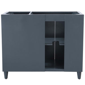 38.5 in. Single Sink Vanity in Dark Gray - Cabinet Only - G3918-DG-CAB