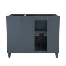 Load image into Gallery viewer, 39 in. Single Sink Vanity in Dark Gray with Dark Gray Composite Granite Sink Top - G3918-DG-SG