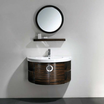 34 in Single vanity-Wood-Ebony-Zebra - 804338-EB