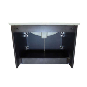 24.4 in Single wall mount style sink vanity-wood- gunstock - 203172-GK