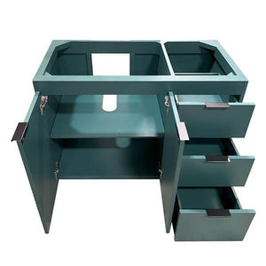 38.5 in. Single Sink Vanity in Hunter Green - Cabinet Only - G3918-HG-CAB