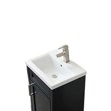 Load image into Gallery viewer, 20 in. Single Sink Vanity in Dark Gray Finish with White Ceramic Sink Top - 400700-20-DG-CE