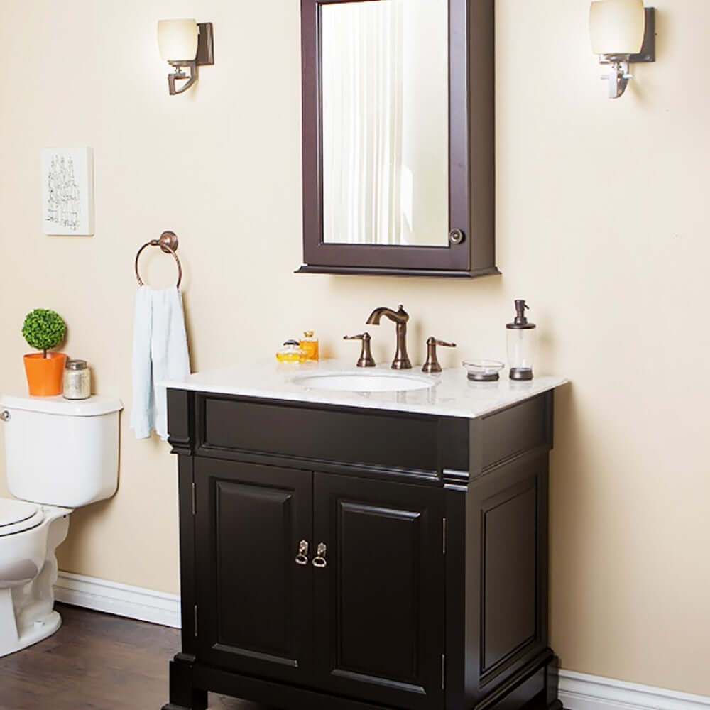 36 in Single sink vanity-wood-espresso - 205036-ES