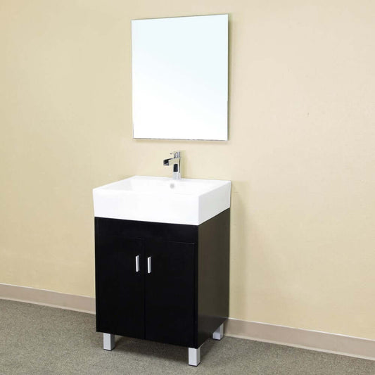 22.8 in Single sink vanity-wood-dark espresso - 203146