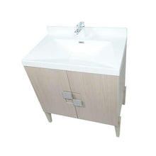 Load image into Gallery viewer, 31.5&quot; Single Sink Vanity In Light Gray Finish with White Ceramic Top - 804366V-EP