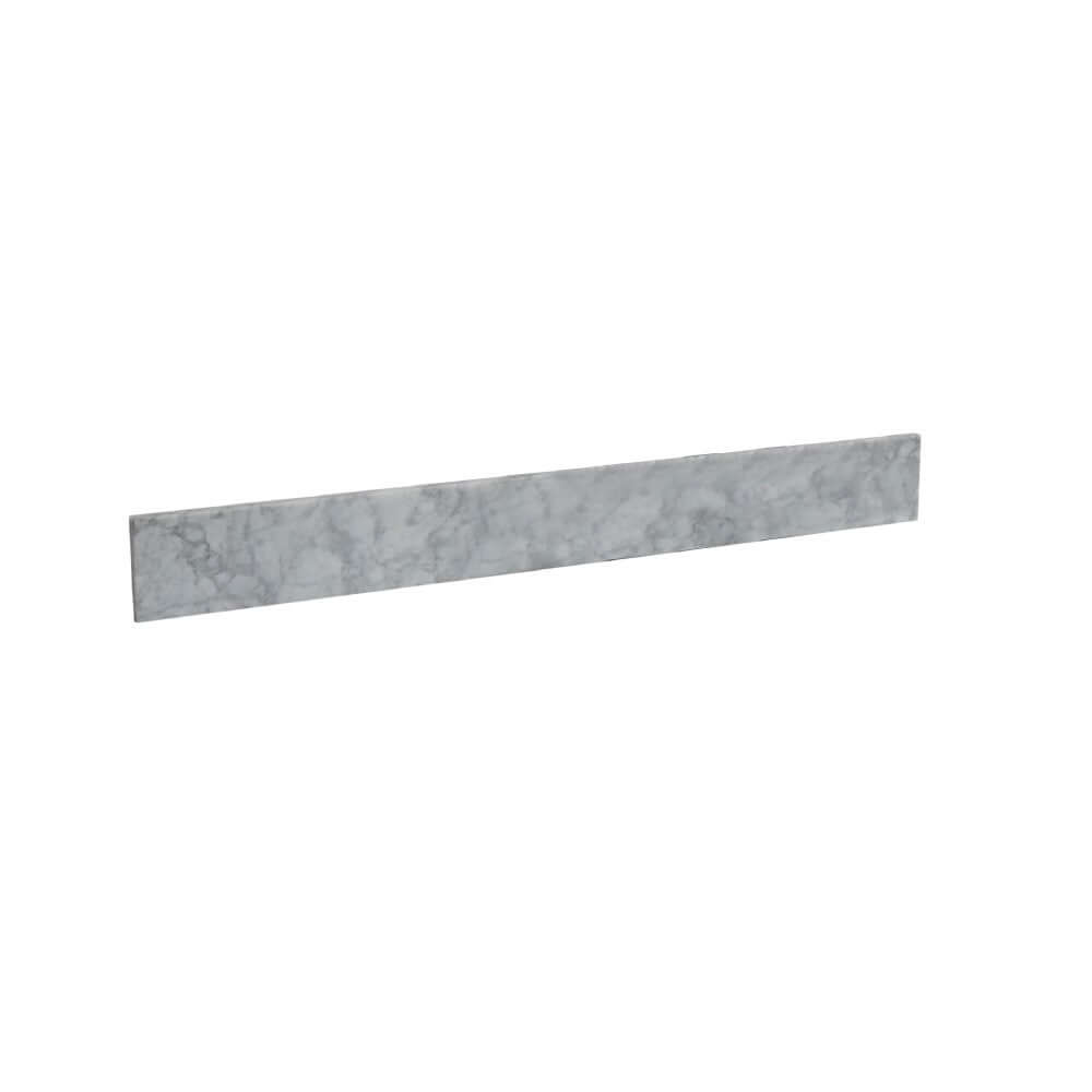 31 in. White Carrara Marble Backsplash - BACKSPLASH-WC-31