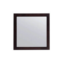 Load image into Gallery viewer, Nova 28&quot; Framed Square Espresso Mirror - 31321529-MR-E