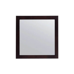 Nova 28" Framed Square Espresso Mirror - 31321529-MR-E