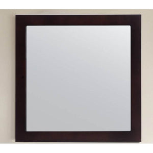 Nova 28" Framed Square Espresso Mirror - 31321529-MR-E