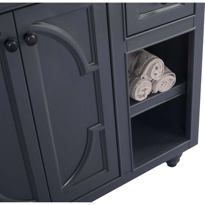 Odyssey 36" Maple Grey Bathroom Vanity Cabinet - 313613-36G