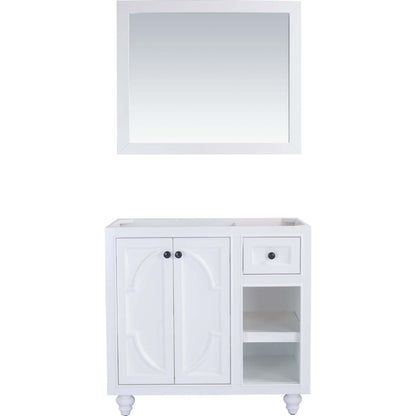 Odyssey 36" White Bathroom Vanity Cabinet - 313613-36W