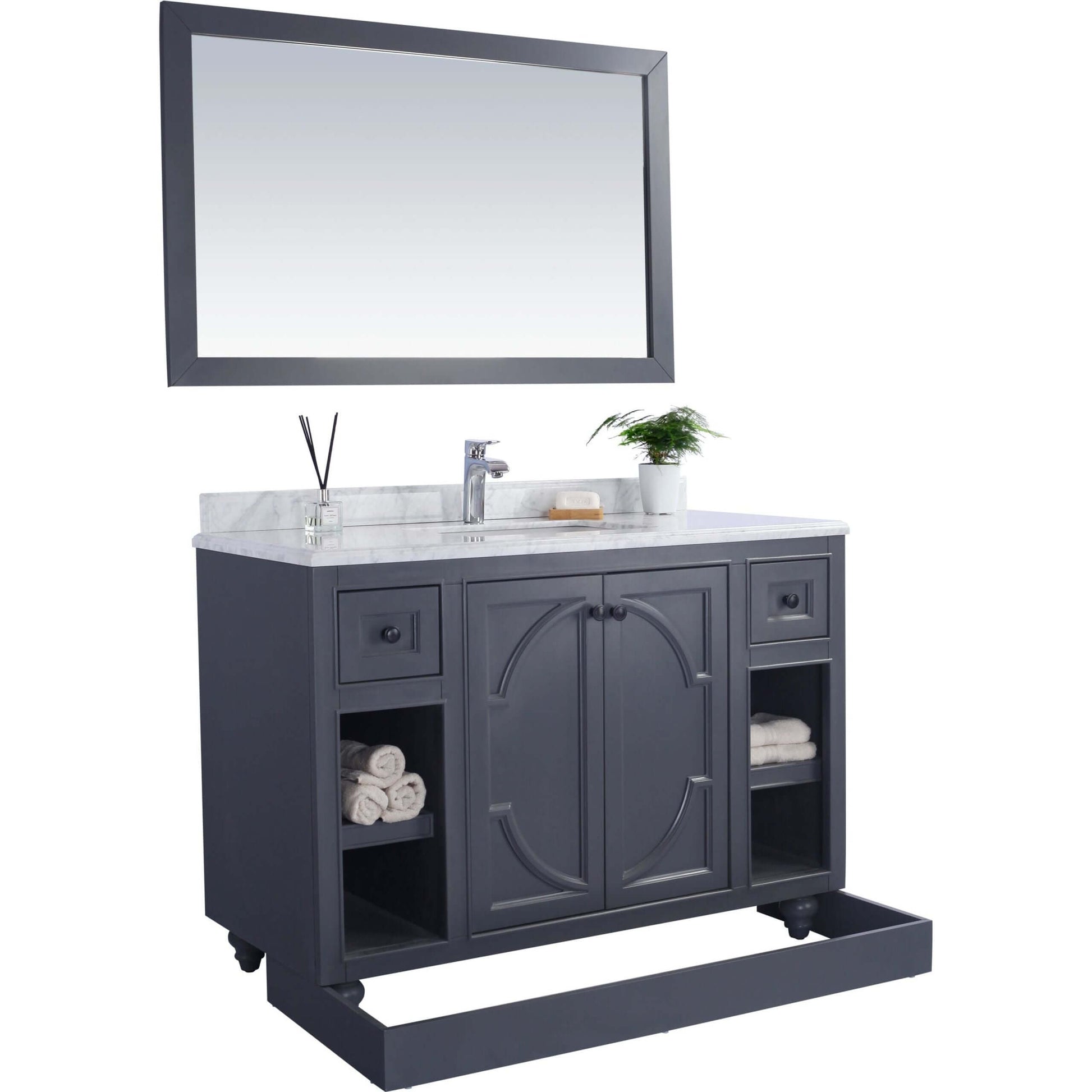 Odyssey 48" Maple Grey Bathroom Vanity Cabinet - 313613-48G