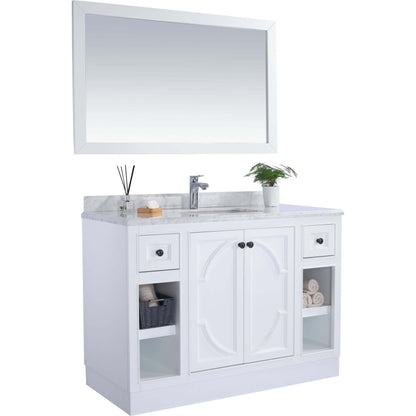 Odyssey 48" White Bathroom Vanity Cabinet - 313613-48W