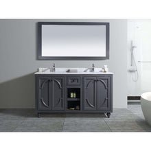 Load image into Gallery viewer, Odyssey 60&quot; Maple Grey Double Sink Bathroom Vanity Cabinet - 313613-60G