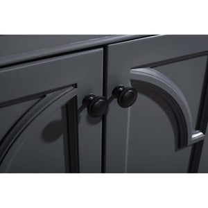 Odyssey 60" Maple Grey Double Sink Bathroom Vanity Cabinet - 313613-60G