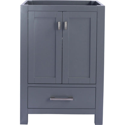 Wilson 24" Grey Bathroom Vanity Cabinet - 313ANG-24G