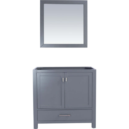 Wilson 36" Grey Bathroom Vanity Cabinet - 313ANG-36G