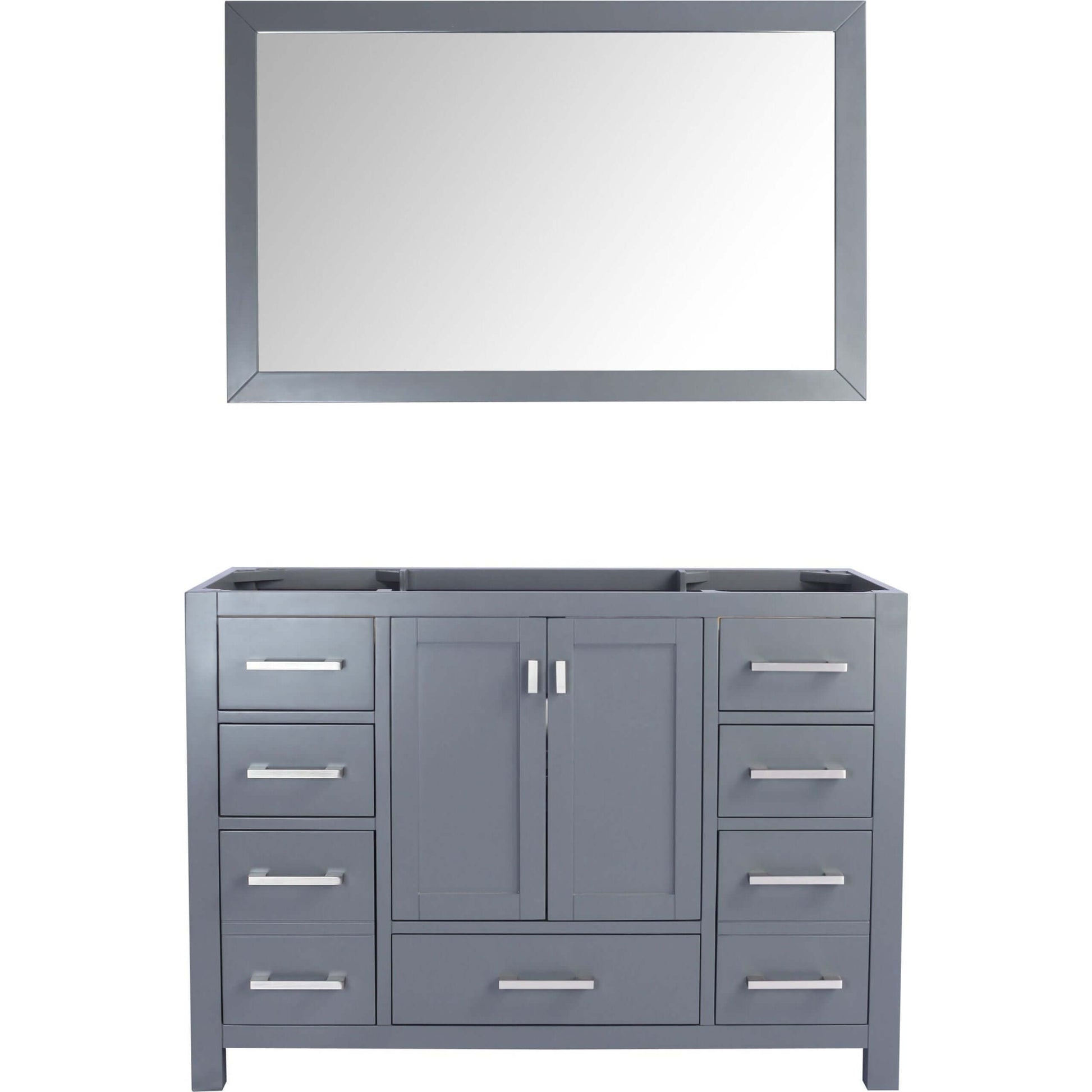 Wilson 48" Grey Bathroom Vanity Cabinet - 313ANG-48G