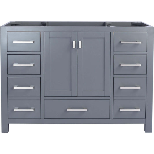 Wilson 48" Grey Bathroom Vanity Cabinet - 313ANG-48G