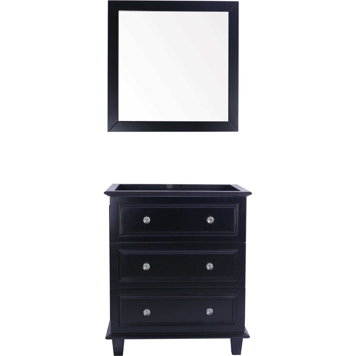 Luna 30" Espresso Bathroom Vanity Cabinet - 313DVN-30E