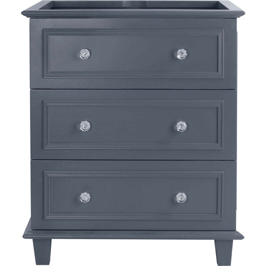 Luna 30" Maple Grey Bathroom Vanity Cabinet - 313DVN-30G