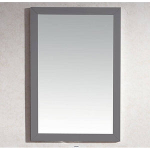 Sterling 24" Framed Rectangular Maple Grey Mirror - 313FF-2430MG