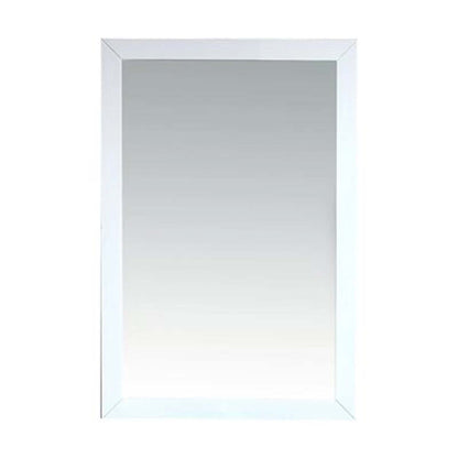 Sterling 24" Framed Rectangular White Mirror - 313FF-2430W