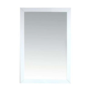 Sterling 24" Framed Rectangular White Mirror - 313FF-2430W
