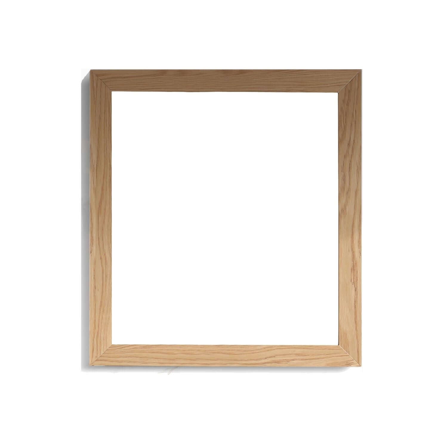 Sterling 30" Framed Square California White Oak Mirror - 313FF-3030CO